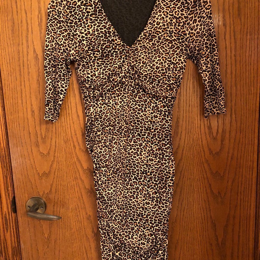 Women dress, body hugging, asymmetrical overlap